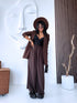 Oversize, klasiska žakete - DARK CHOCOLATE